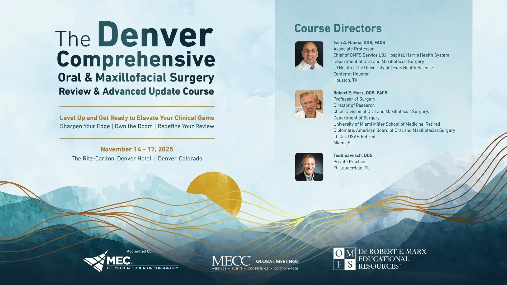 2025 Denver Comprehensive OMFS Review Course