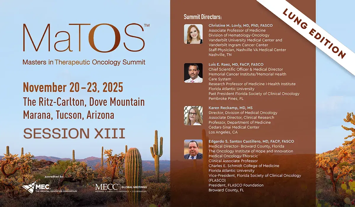 2025 MaTOS Lung | Session XIII | Targeted Therapy Forum-Part III Case-Based Panel Discussion