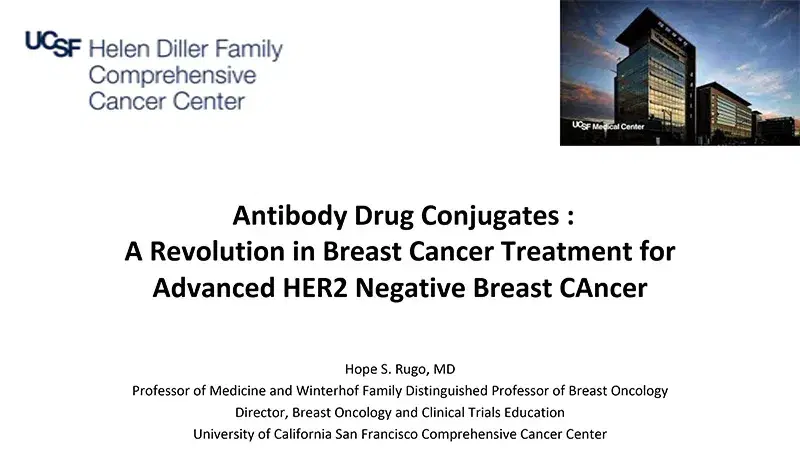 2024 NOSCM | Antibody Drug Conjugates for HER2 Negative Breast Cancer: A Revolution in Chemotherapy for Breast Cancer