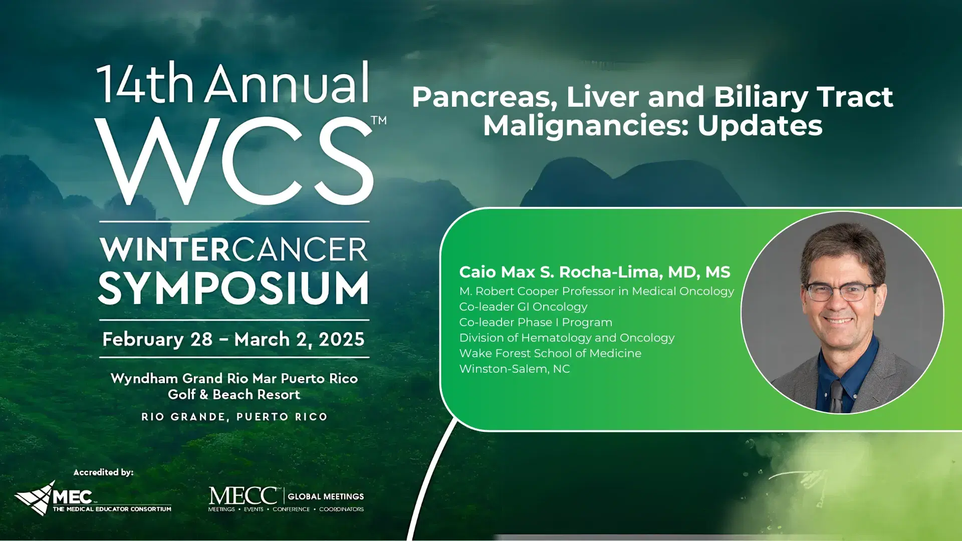 2025 WCS | Pancreas, Liver and Biliary Tract Malignancies: Updates