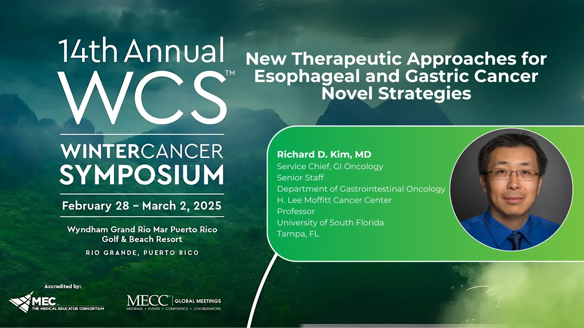 2025 WCS | New Therapeutic Approaches for Esophageal and Gastric Cancer