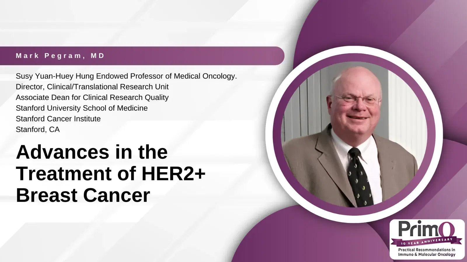 2025 PRIMO | Advances in the Treatment of HER2+ Breast Cancer