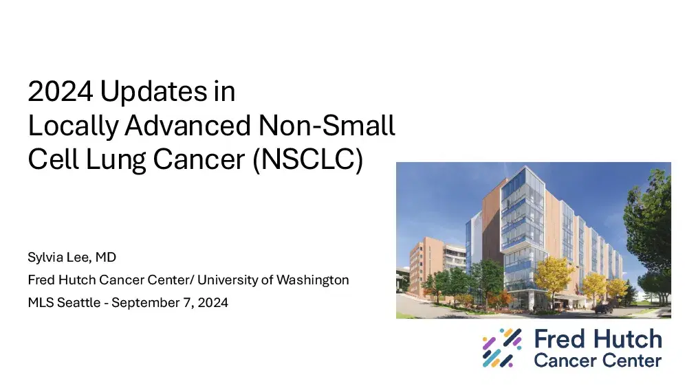 2024 Locally Advanced NSCLC: Neoadjuvant/Adjuvant/Multi-Modality
