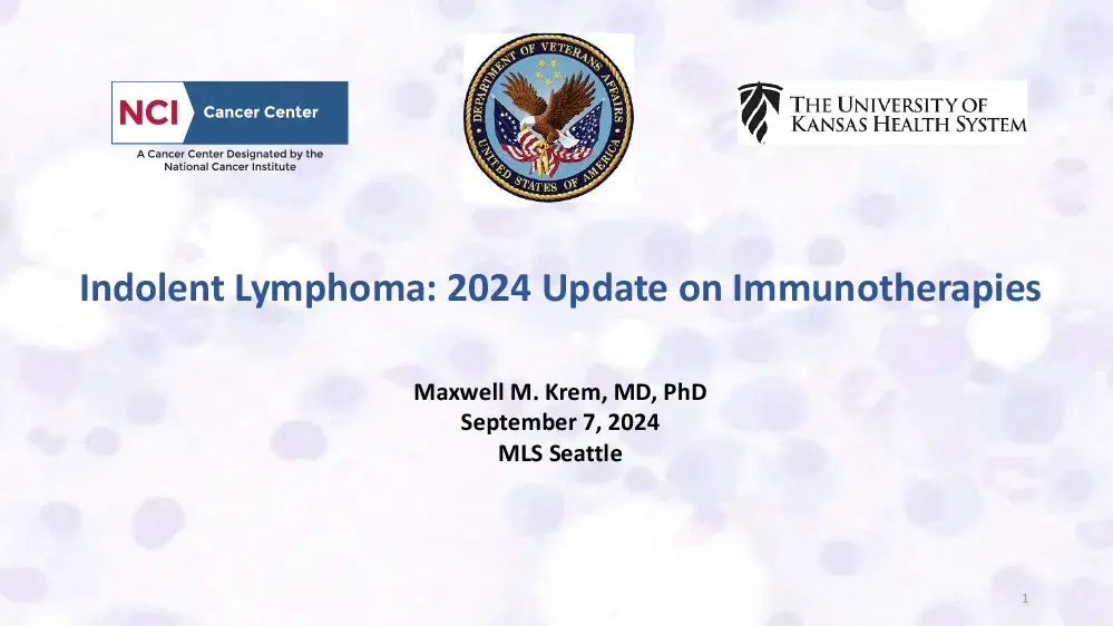 Lymphoma and CLL 2024 Updates