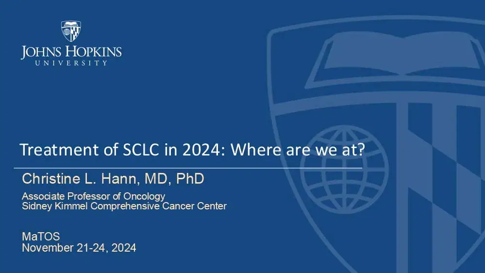 Treatment for SCLC in 2024: Where Are We At?