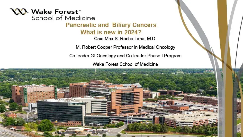 2025 MCM | After ESMO 2024: What Novel Therapies Are in Use and on Development for Pancreas and Biliary Cancers?