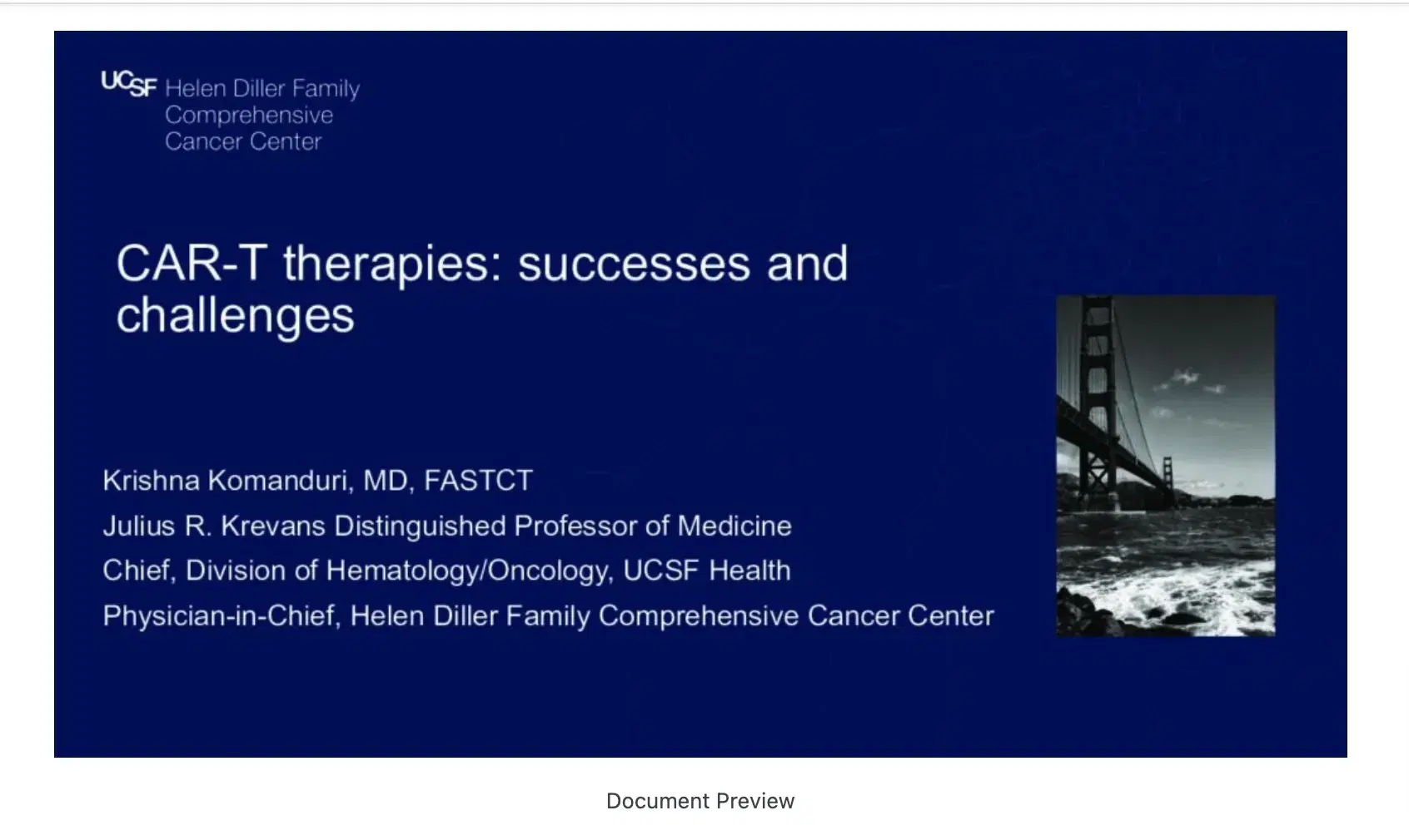 CAR-T Cell as Strategy for the Management of Hematologic Malignancies