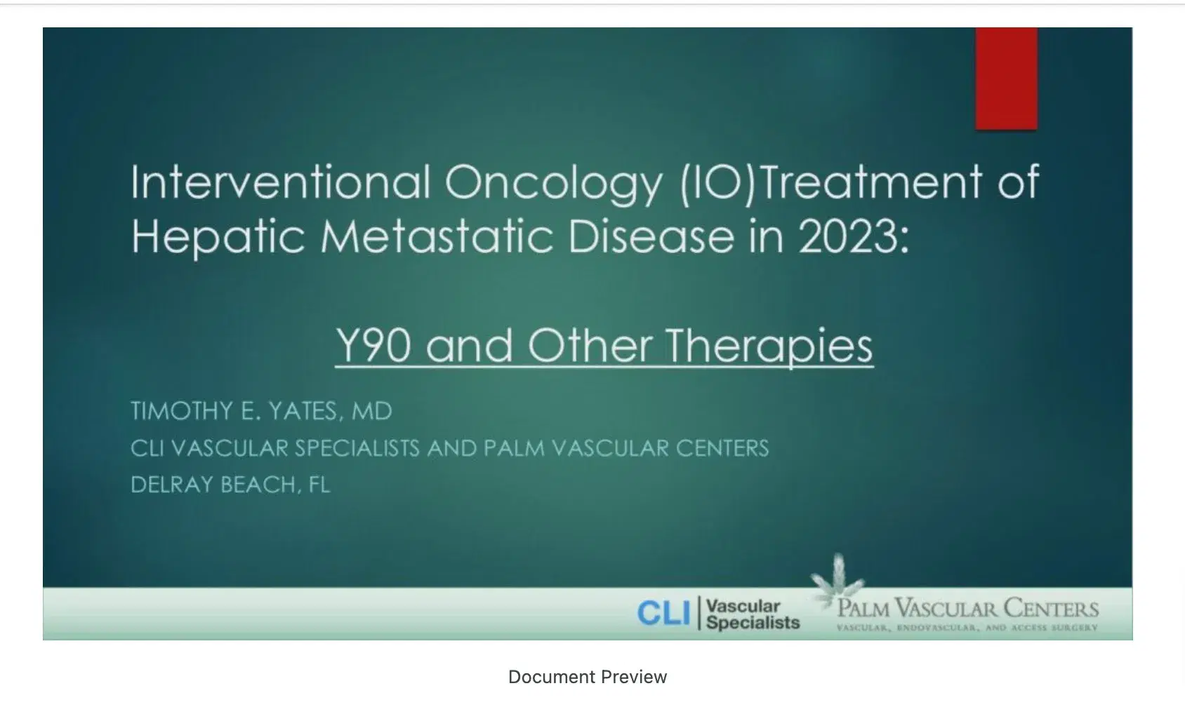 Management of Metastatic Disease Using Interventional Radiology in 2023: Y90 SirSpheres and Other Procedures