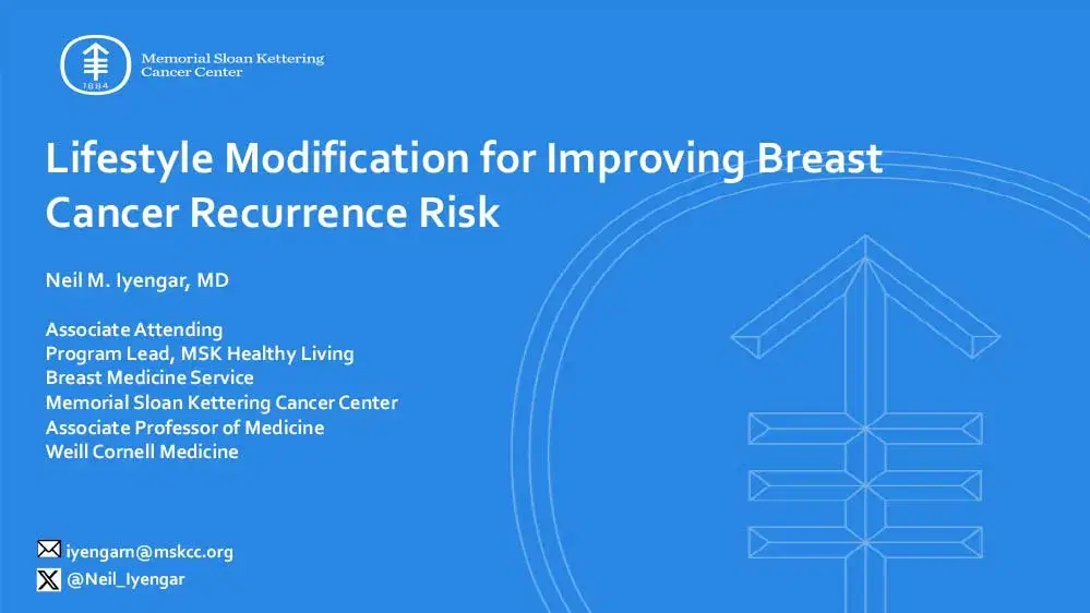2024 BCS | Breast Cancer Recurrence Risk & Lifestyle Modifications