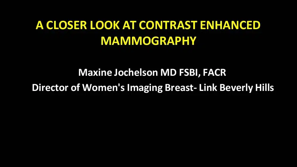 2024 BCS | Breast Cancer Screening – Updates in Breast Imaging
