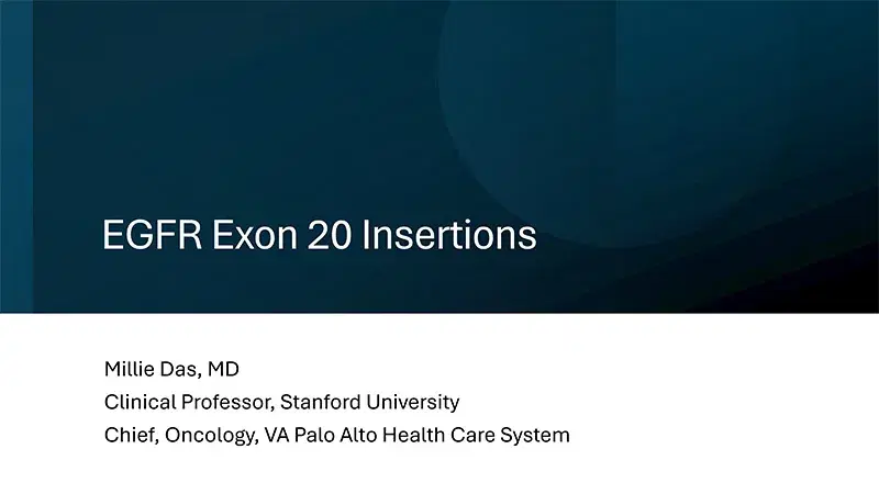 2024 NOSCM | EGFR Exon 20 Insertions: Novel Agents