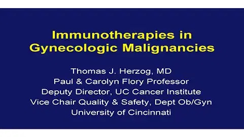 Immunotherapy in Gynecologic Malignancies