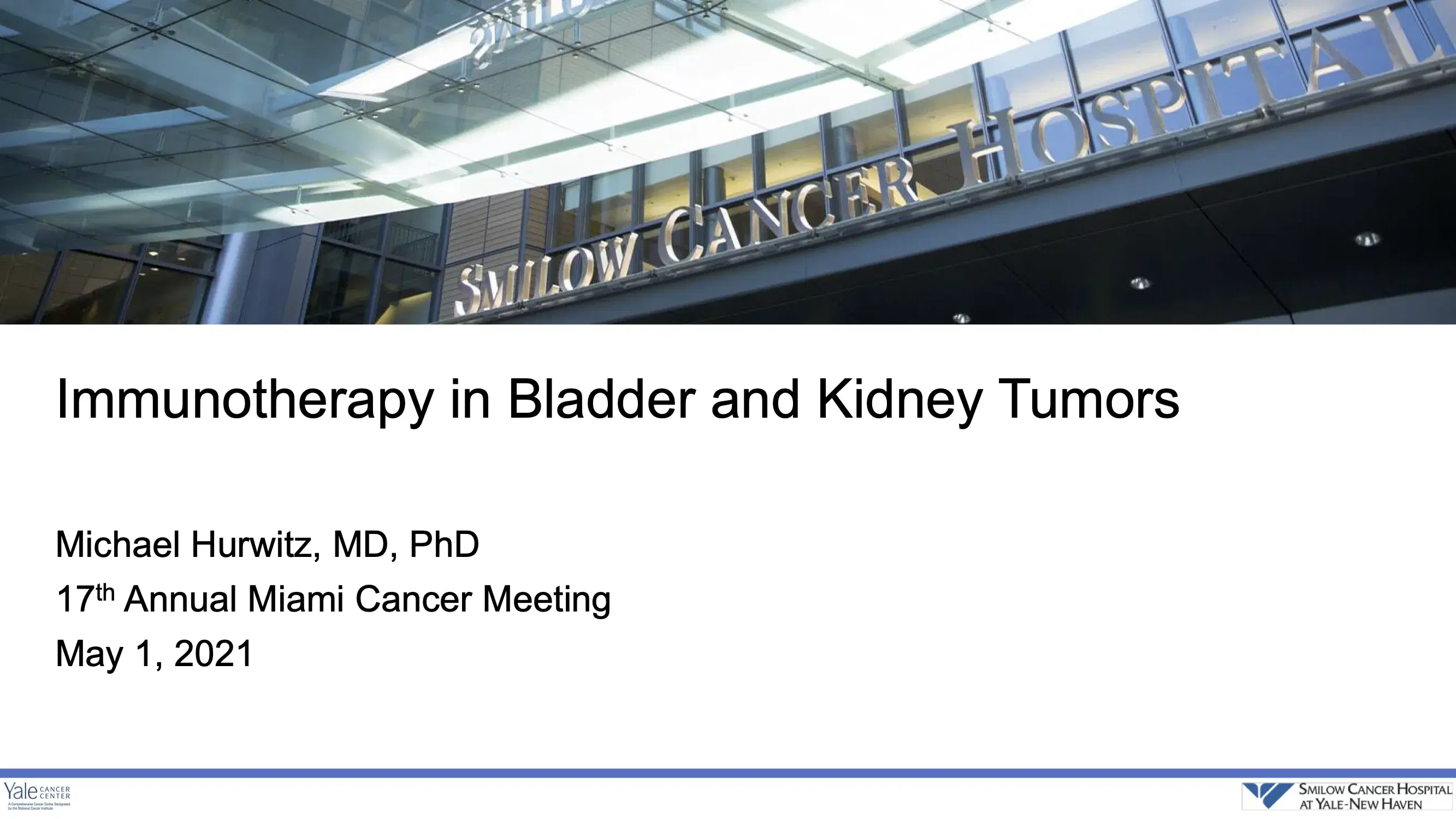 Immunotherapy in Kidney & Bladder Tumors