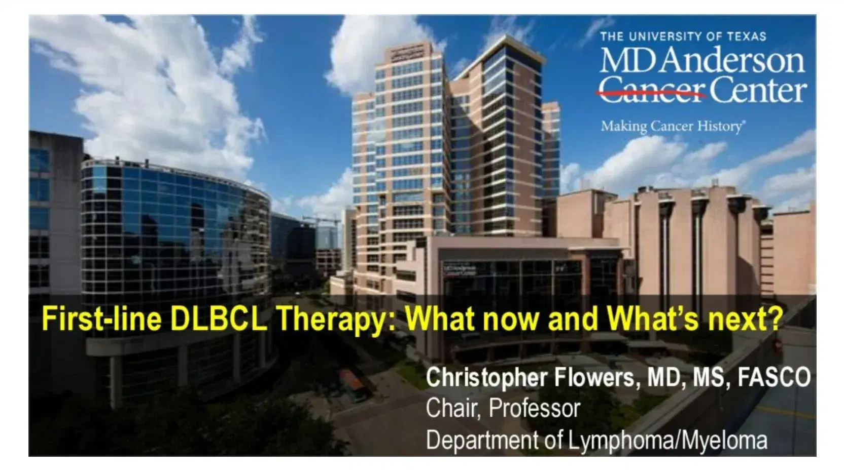2022 AIO | Large B-cell Lymphoma: What to do now and what’s coming next
