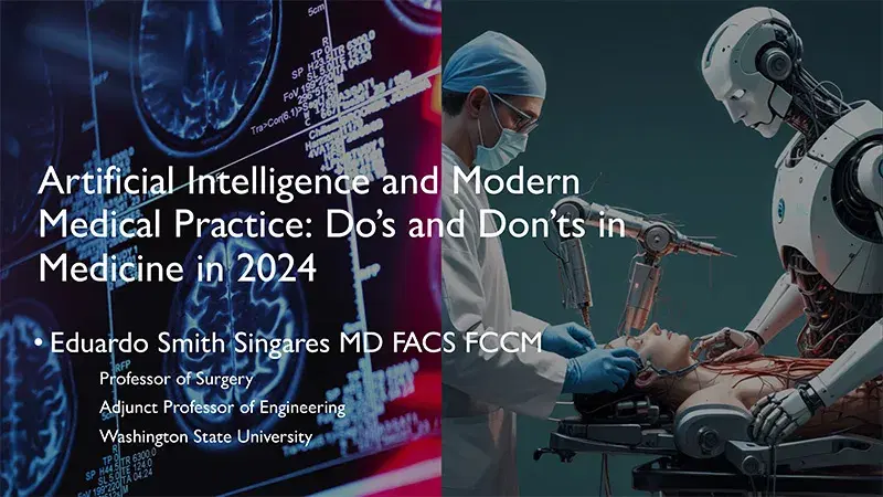 2024 NOSCM | Artificial Intelligence and Modern Medical Practice: Do’s and Don’ts