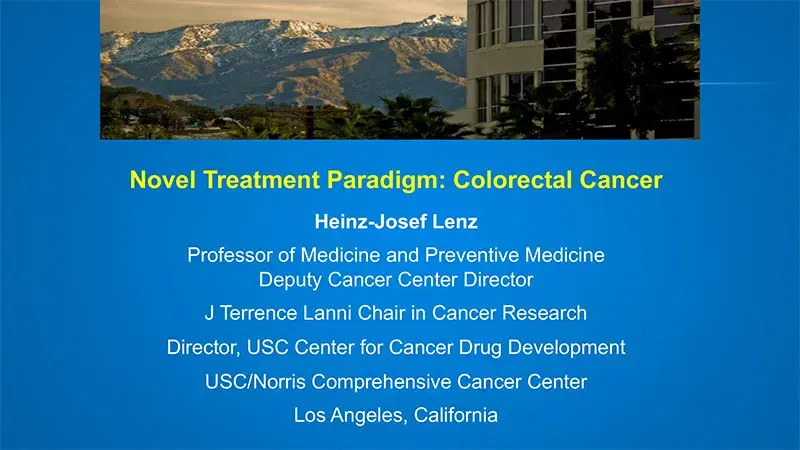 2024 NOSCM | Colorectal Cancer: Novel Treatment Paradigms