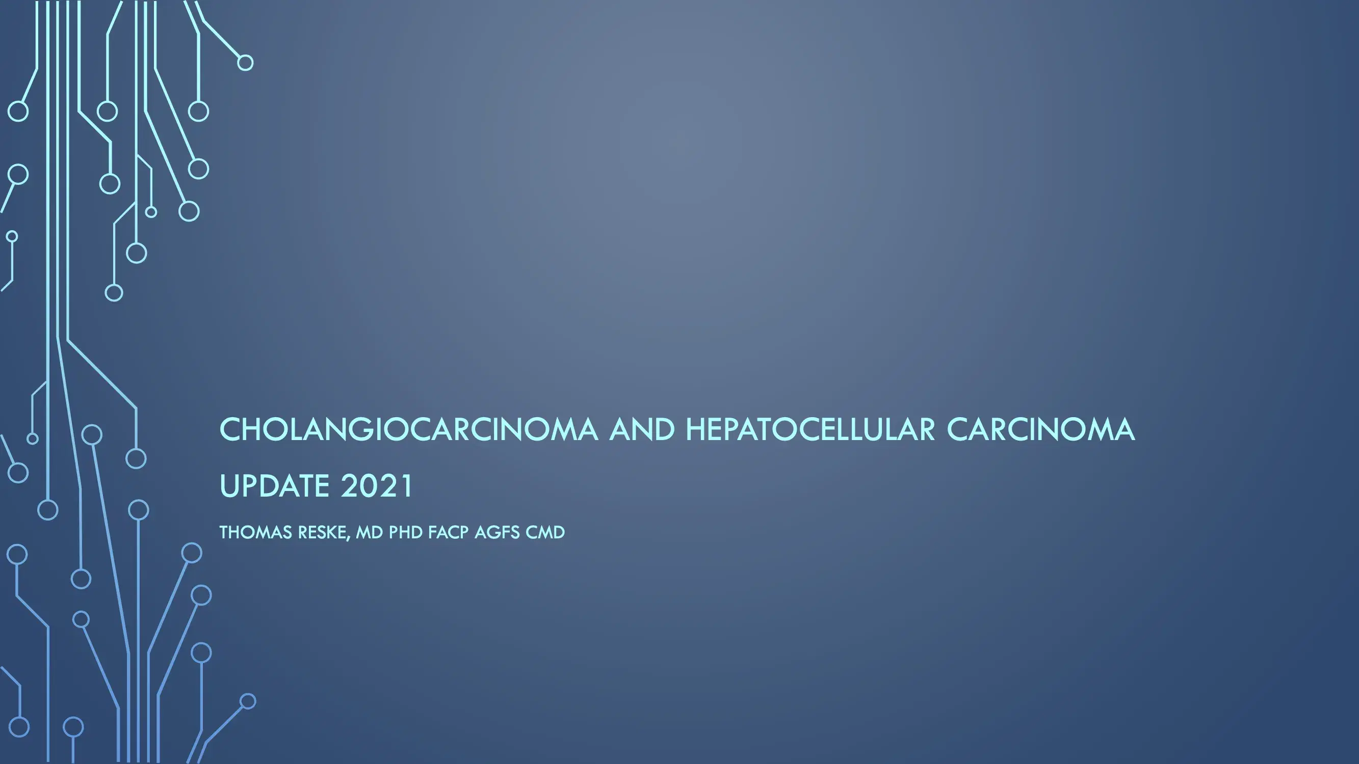 2021 NOSCM | Cholangiocarcinoma and Hepatocellular Cancer