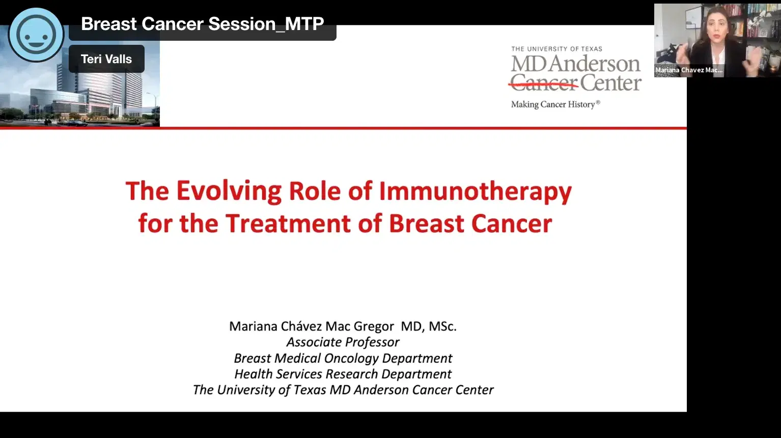 2021 MCM | Breast Cancer Session