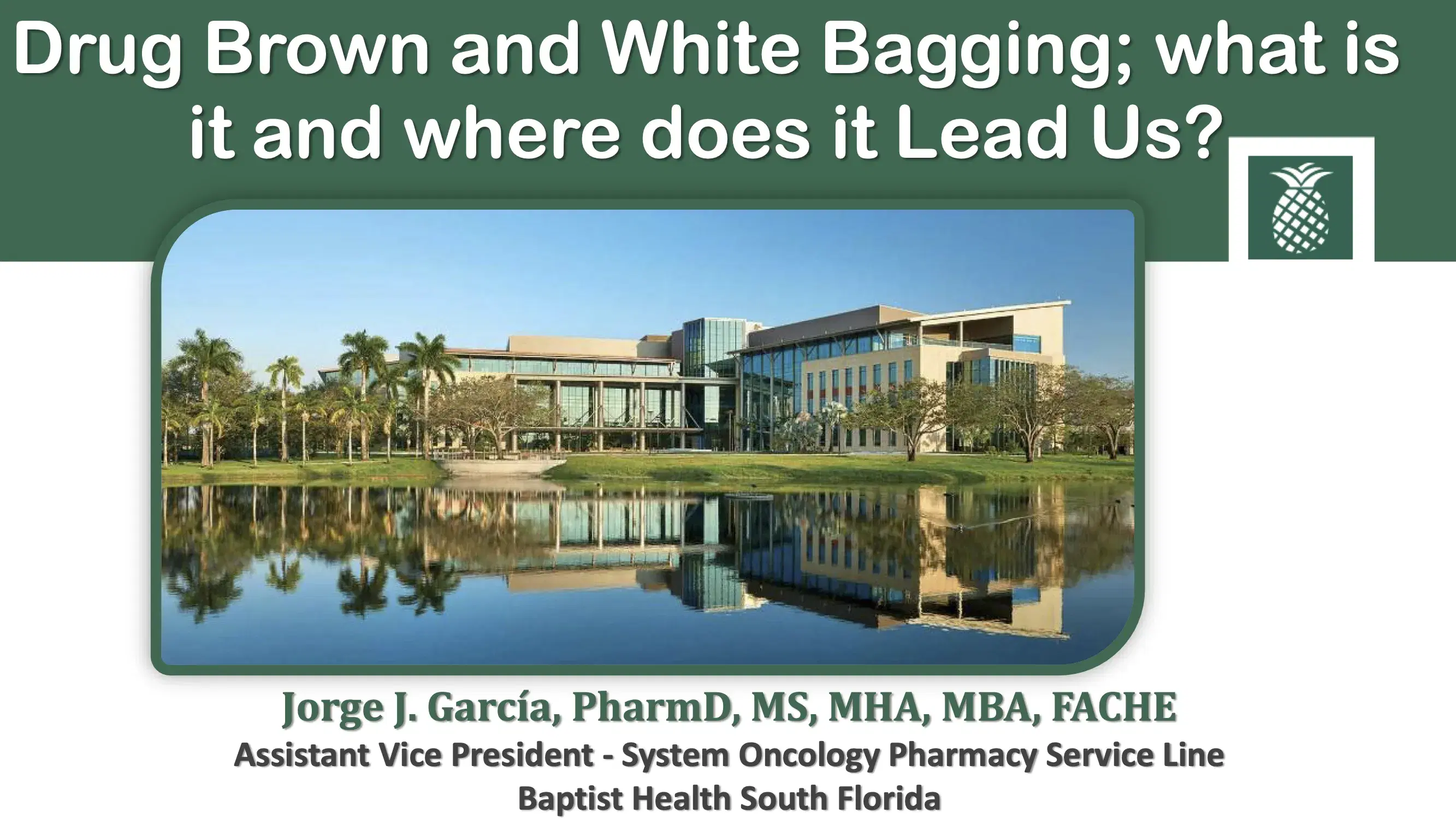 Drug Brown and White Bagging: What is It and Where Does it Lead Us?