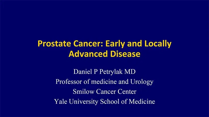 2024 NOSCM | Prostate Cancer: Early and Locally Advanced Disease