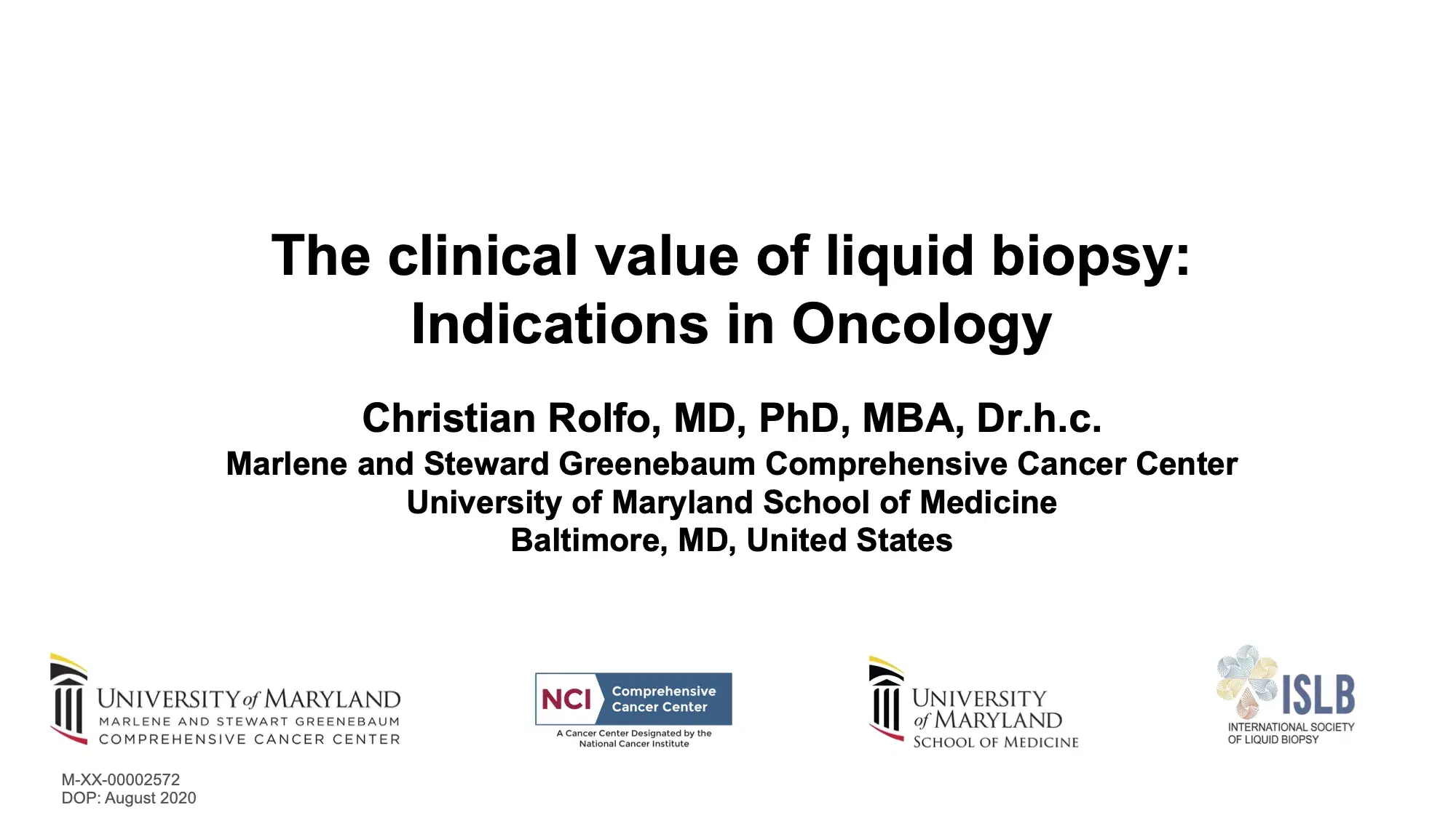 Liquid Biopsy: Indications in Oncology and Hematology