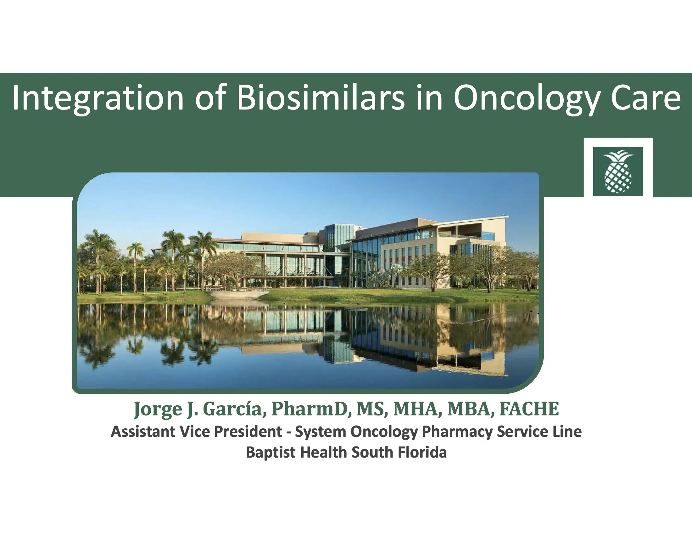 Integration of Biosimilars in Oncology Care