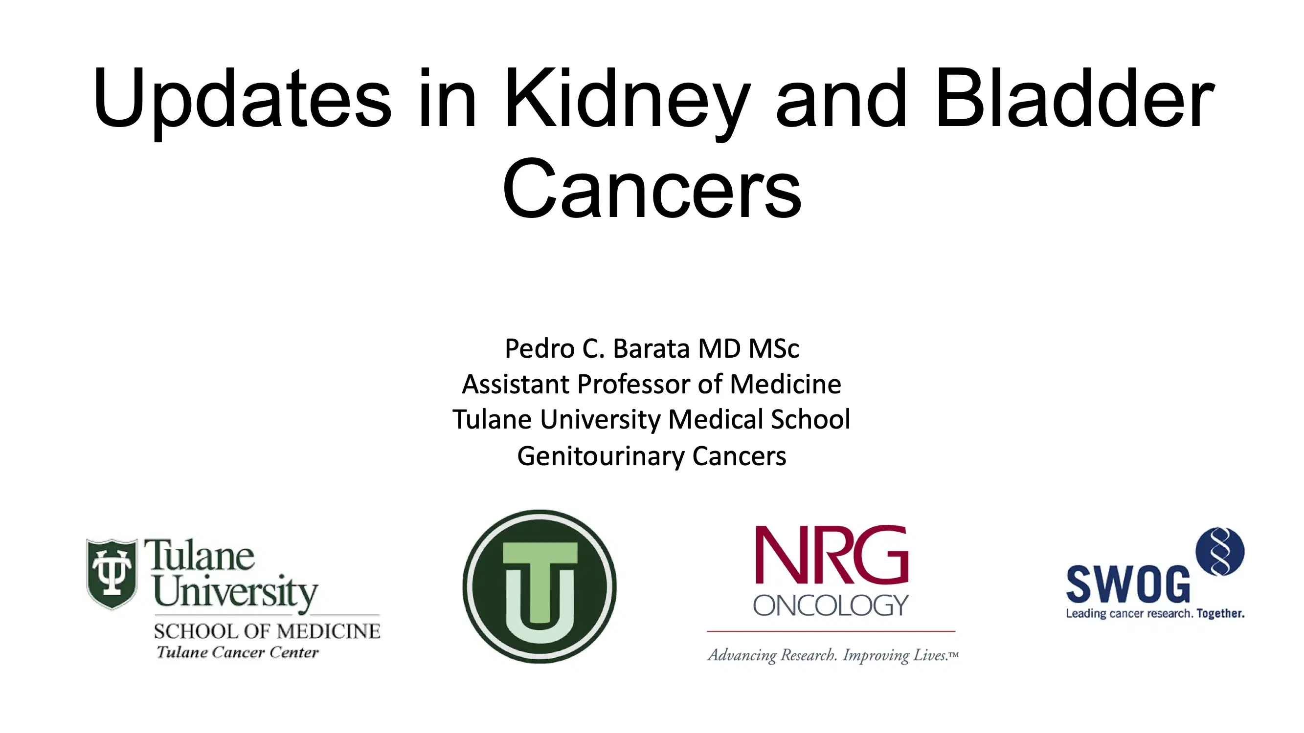 Novel Advances in Kidney and Bladder Cancers