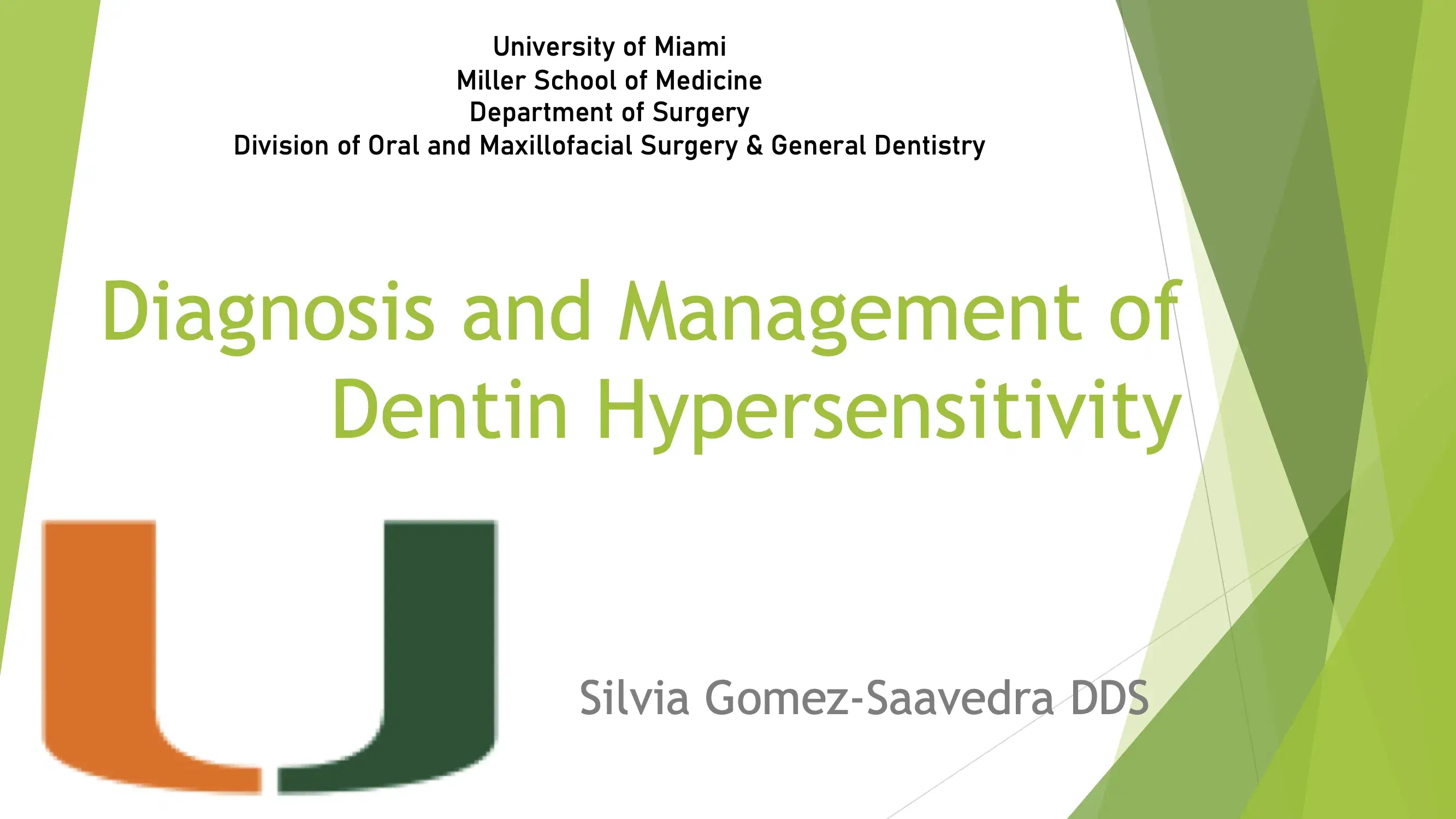 Diagnosis and Management of Dentin Hypersensitivity