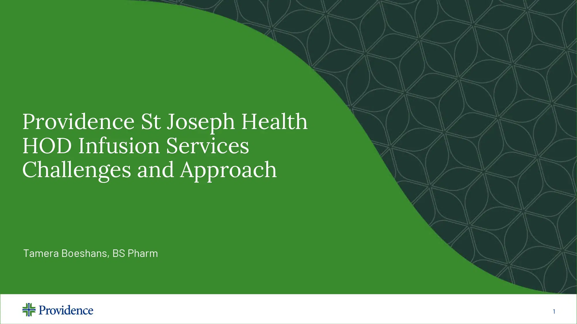 2024 SPS Seattle | Development of Pharmacy-Led Ambulatory Infusion Services (Part 2)