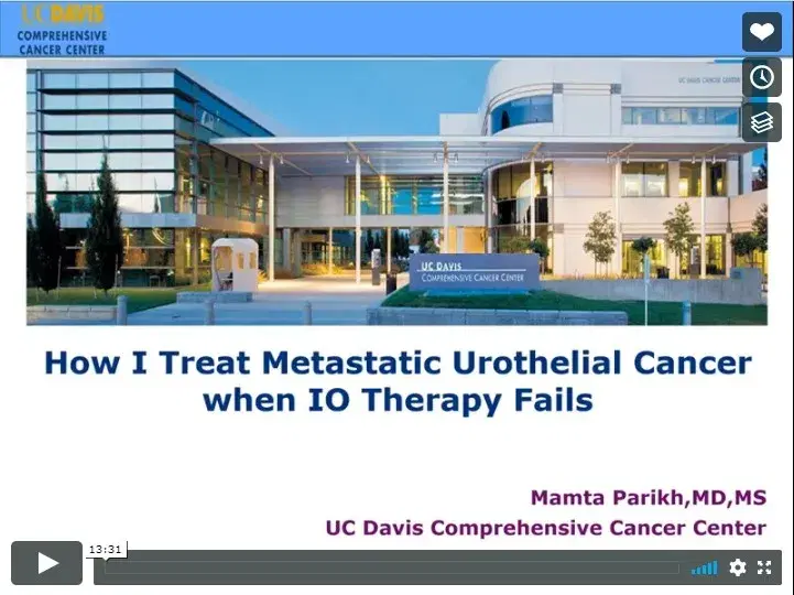 How I Treat Metastatic Urothelial Cancer after IO Therapy Fails