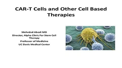 CAR-T Cells and Other Cell Based Therapies