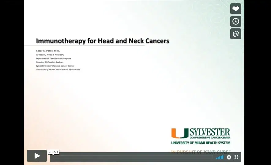 Immunotherapy for Head and Neck Cancers
