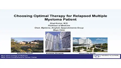 Choosing Optimal Therapy for Relapsed Multiple Myeloma Patient