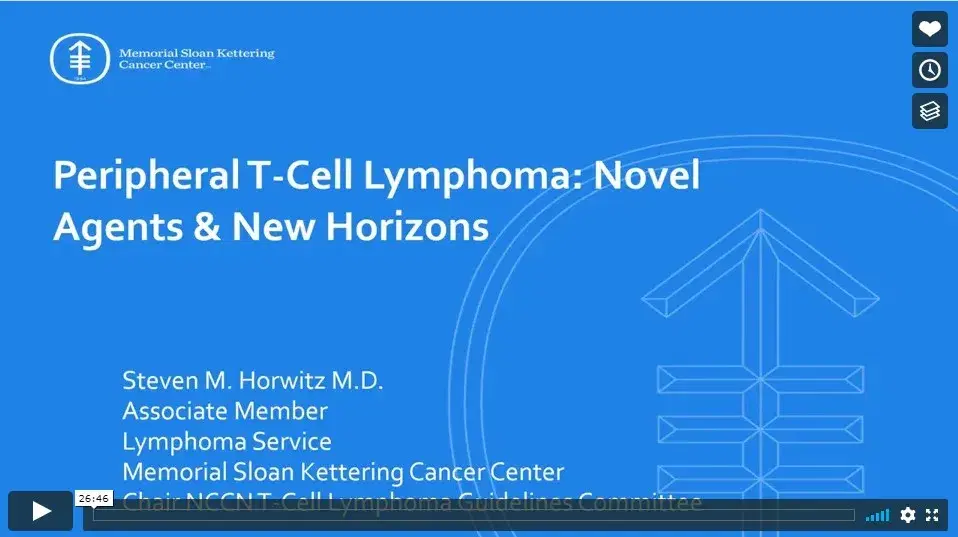 Peripheral T-Cell Lymphoma: Novel Agents & New Horizons