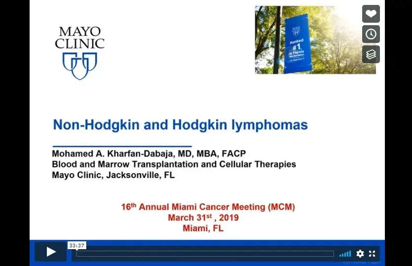 Non-Hodgkin and Hodgkin Lymphomas