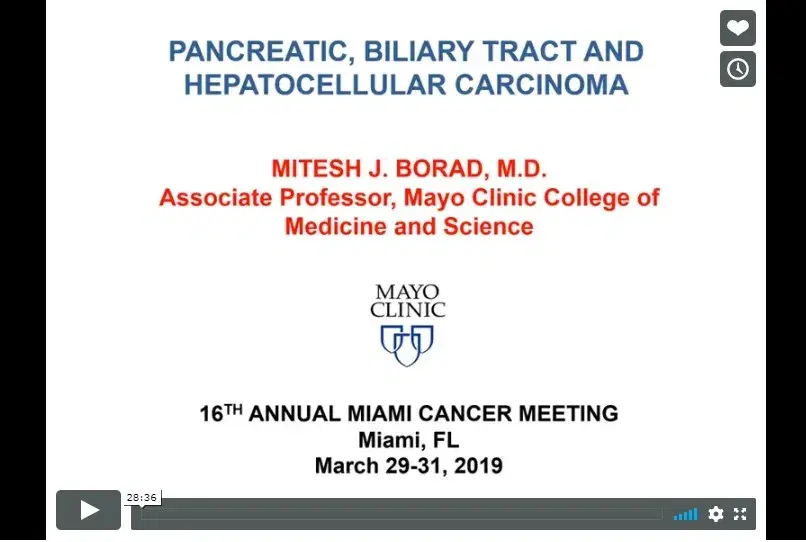 Pancreatic, Biliary Tract and Hepatocellular Carcinoma