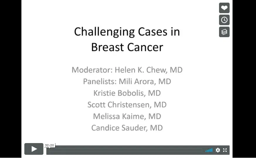 Panel-Challenging Cases in Breast Cancer