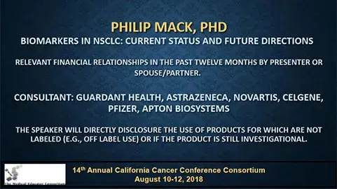 Biomarkers in NSCLC Current Status and Future Directions