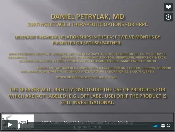 Surfing Between Therapeutic Options for HRPC