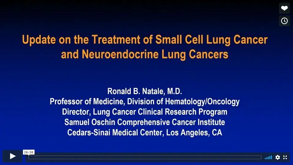 Update on the Treatment of Small Cell Lung Cancer and Neuroendocrine Lung Cancers