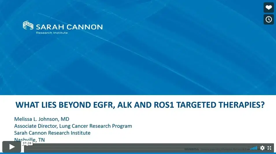 What Lies Beyond EGFR, ALK And ROS1 Targeted Therapies?