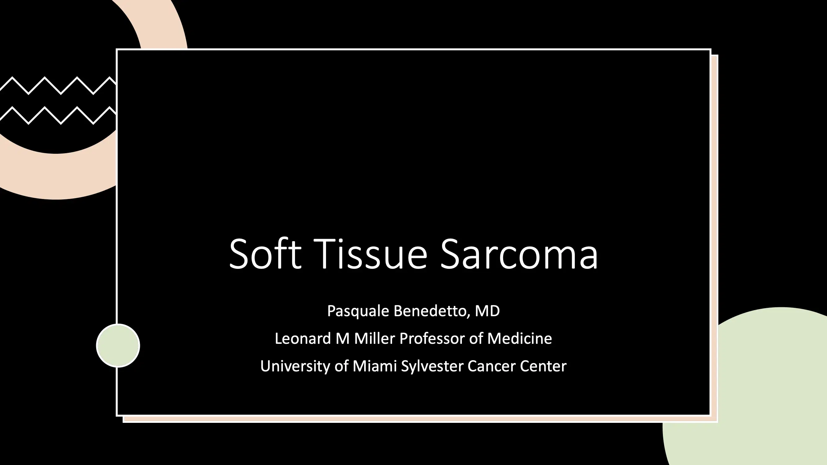 Soft Tissue Sarcoma
