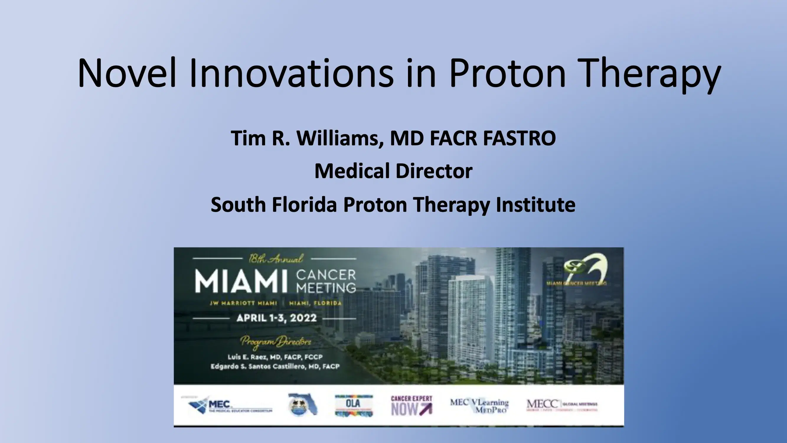 Novel Innovations in Proton Therapy