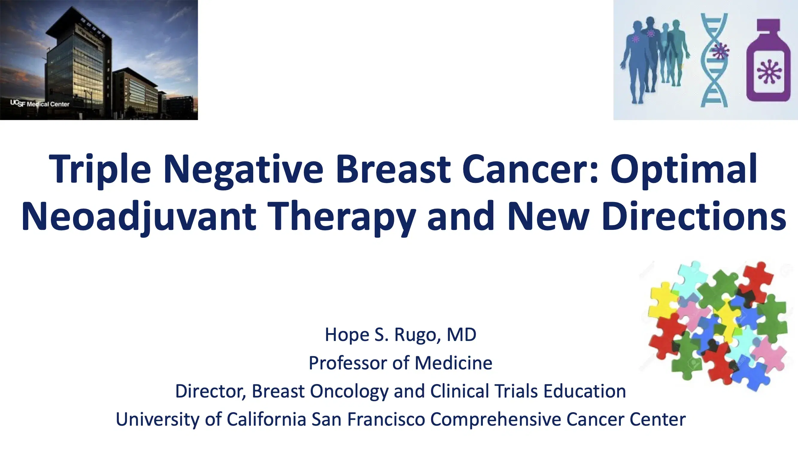 Triple Negative Breast Cancer: Optimal Neoadjuvant Therapy and New Directions