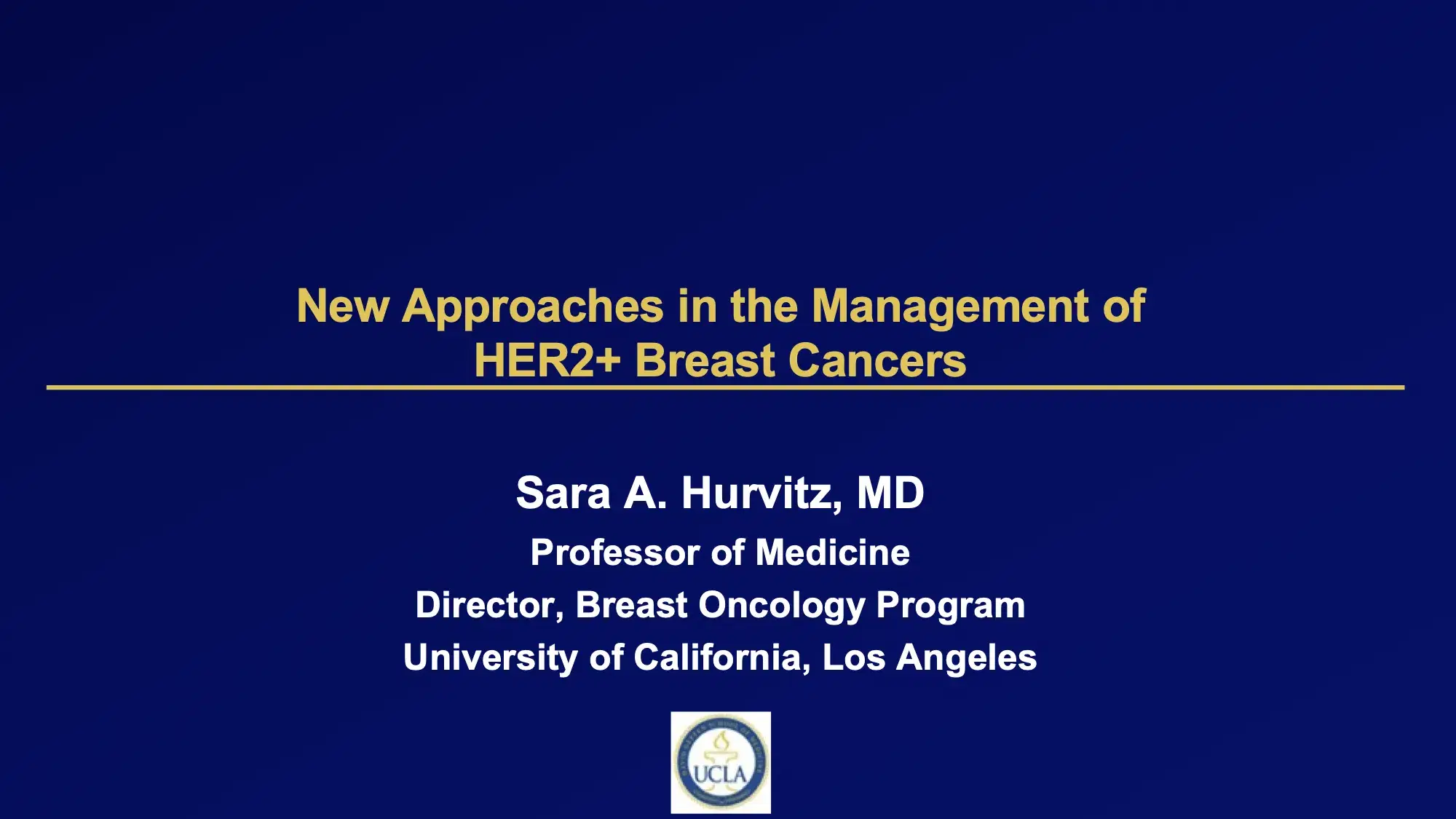New Approaches in the Managment of HER2+ Breast Cancers