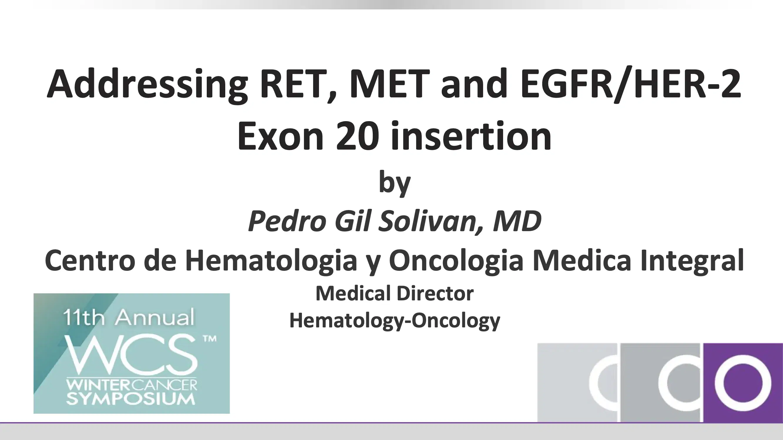 Addressing RET, MET, and EGFR/HER-2 Exon 20 insertion