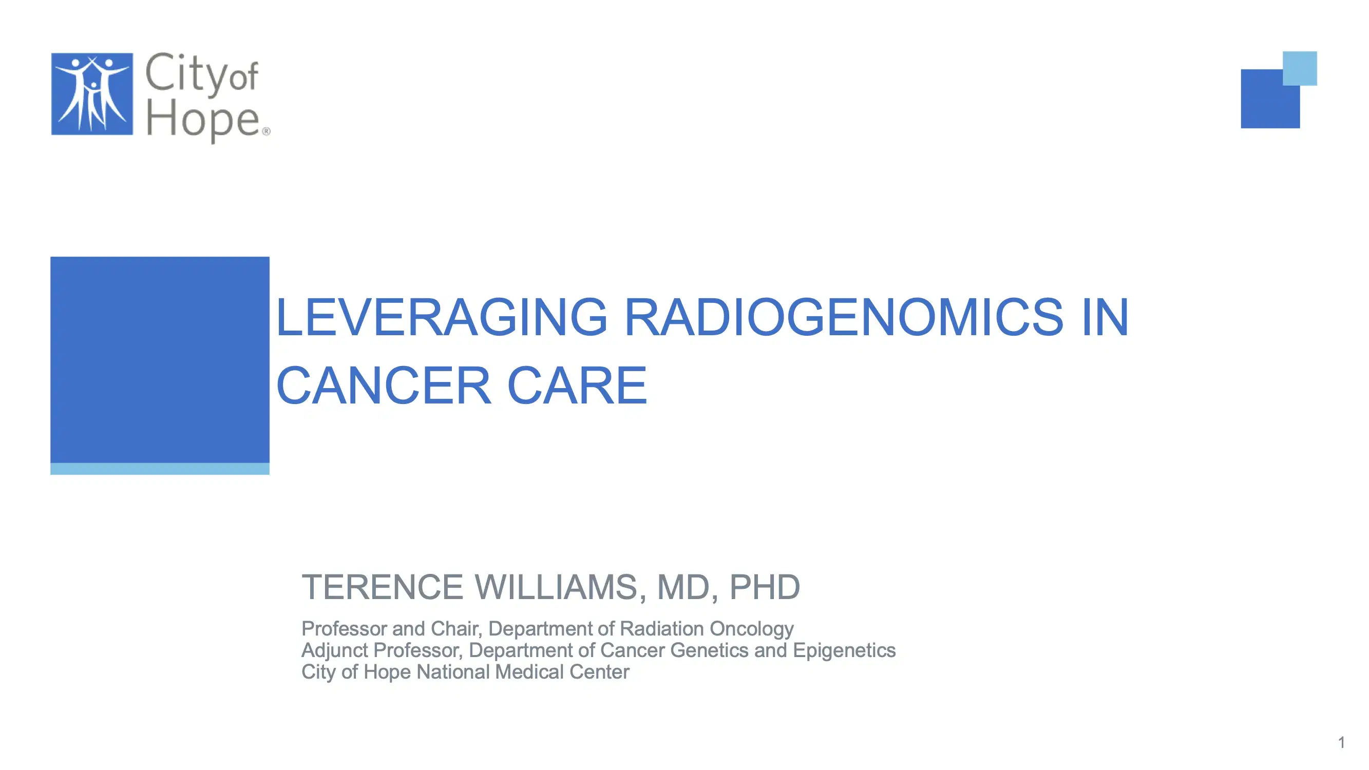 Leveraging Radiogenomics in Cancer Care