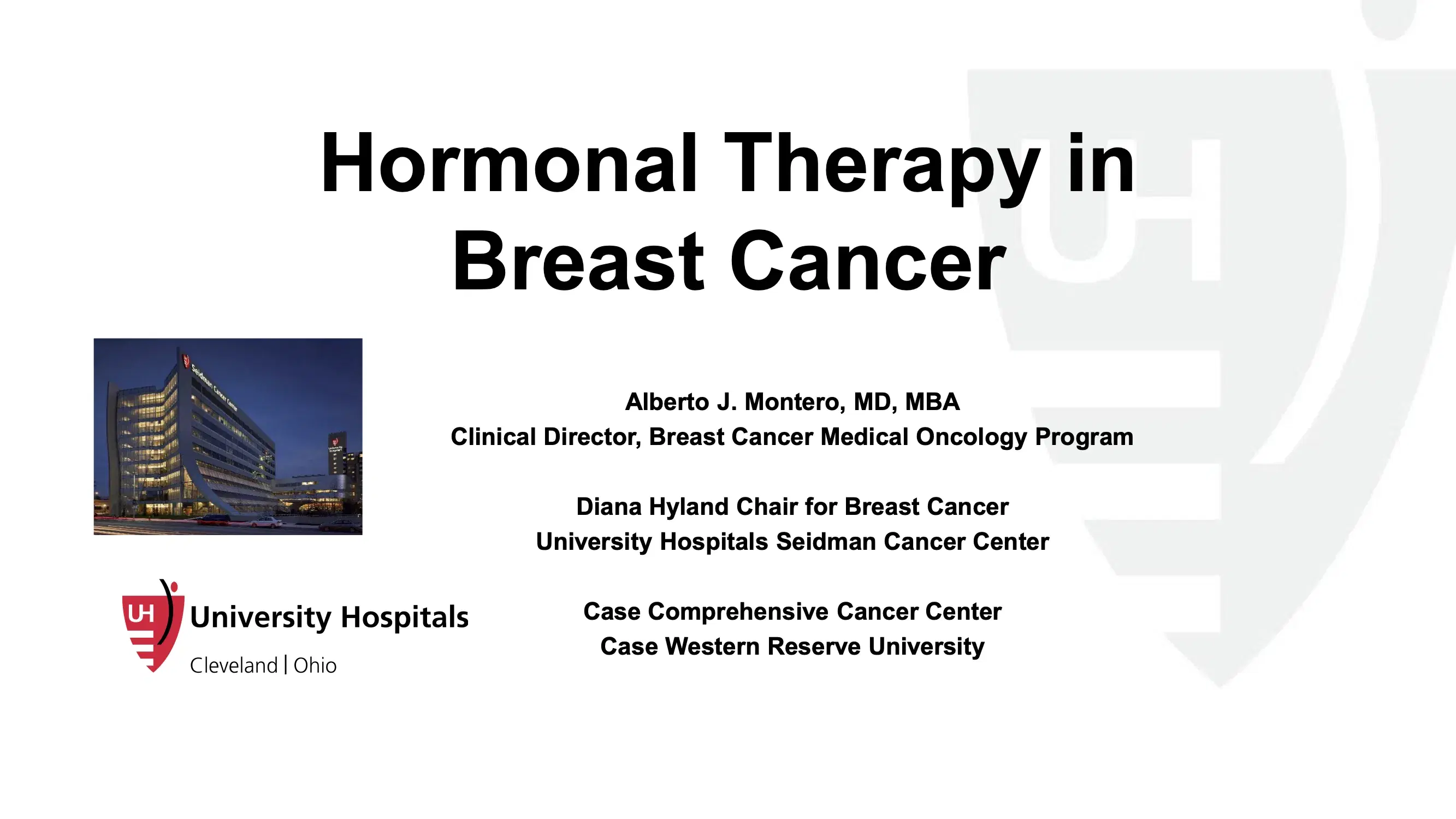 Hormonal Therapy in Breast Cancer