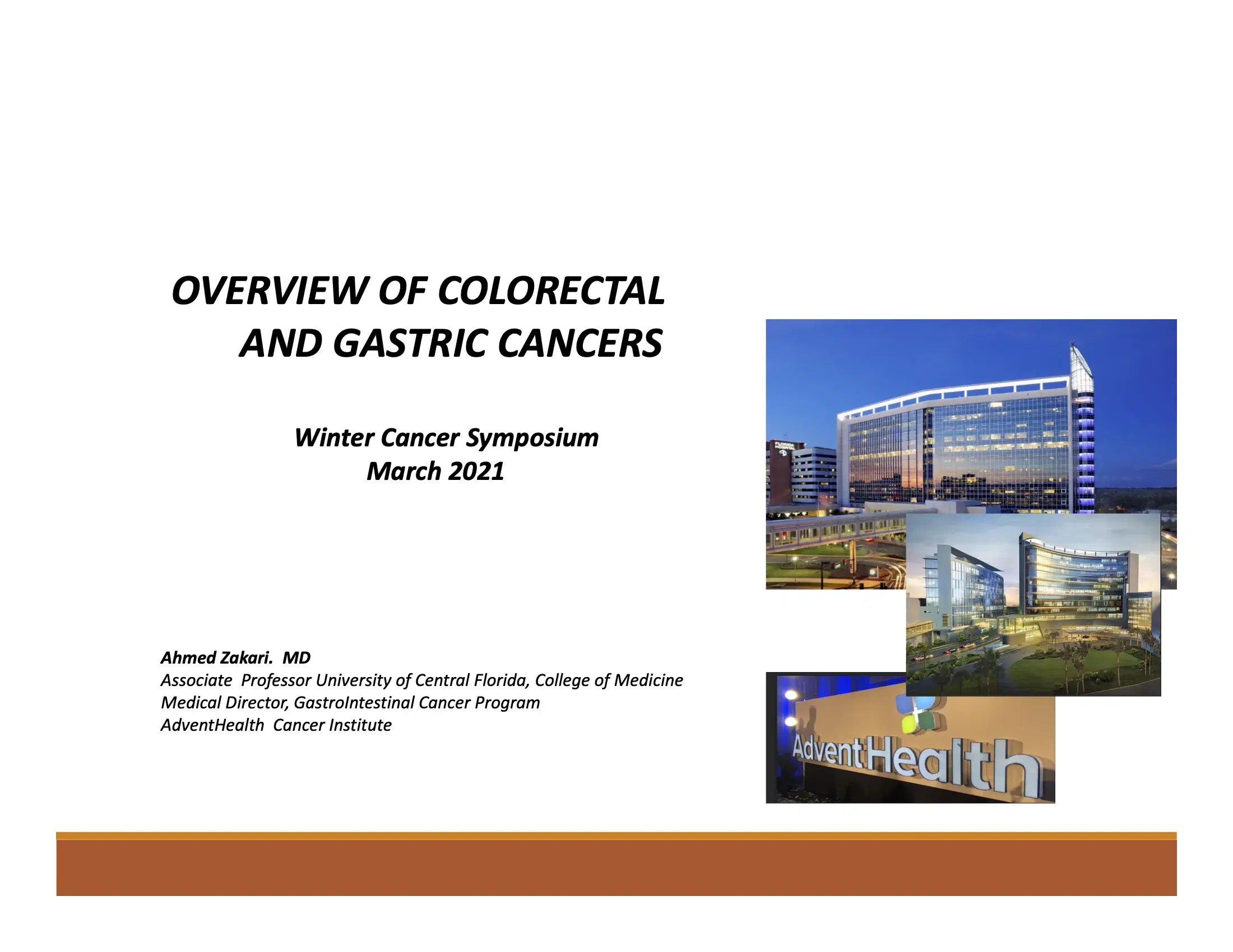 Overview of Gastric and Colon Cancers