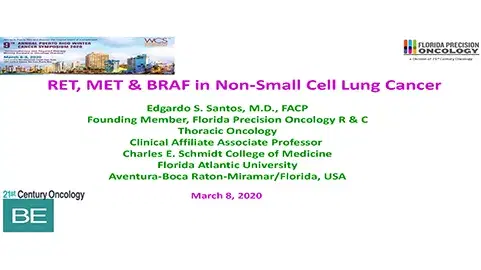 RET, MET, and BRAF Mutant Lung Cancer Tumors